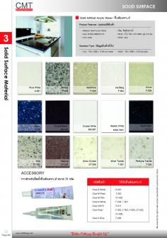 หินสังเคราะห์, A-001, F-002, F-003, F-004, F-005, F-006, MB-002, MS-001, MSS-7001, S-011, ST-003, ST-005, ST-006, T-001, T-003