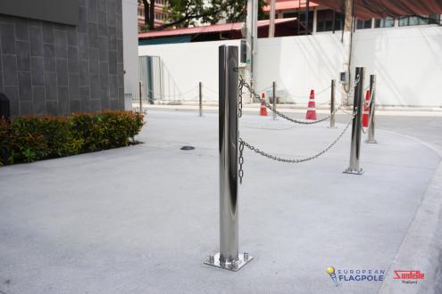 เสากั้นสแตนเลส PA-8B-F22