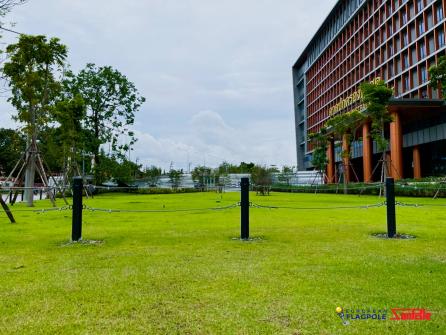 เสาธงเหล็ก เสากั้นเหล็ก (SFP-30BS, FPA-11-F22)