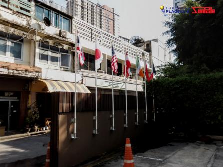 เสาธงไฟเบอร์กลาส มินิโพล 3 เมตร