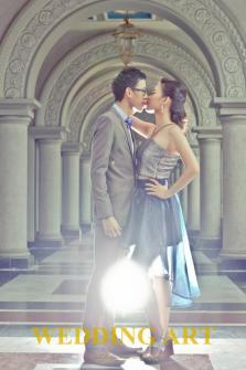 The Love Sassy Blue Pre-wedding Theme by www.weddingartplanner.com