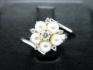 แหวนมุกประดับเพชร 0.08 Ct.ทอง 18K WG หนัก 2.1 กรัม แบบสวยน่ารักมากครับ มาเป็นเซ็ต เข้าชุดกันครับ