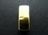 จี้ห้อยคอประดับเพชร 0.16 Ct. ทอง 18K ชุบสองกษัตริย์ หนัก 2.54 กรัม