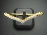 กำไลข้อมือประดับเพชรเหลี่ยมกุหลาบ 0.30 Ct. ทอง 18K หนัก 11.5 กรัม