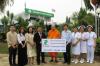 Donated money to build the hospital room
