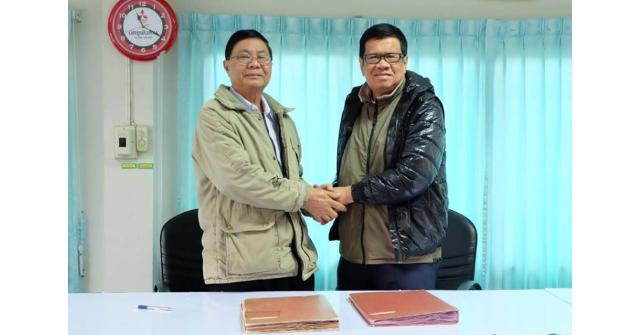กกจ.สพม. ร่วมลงนามสัญญาเงินกู้กับนายกเทศมนตรีตำบลสันมะเค็ด อ.พาน จ.เชียงราย