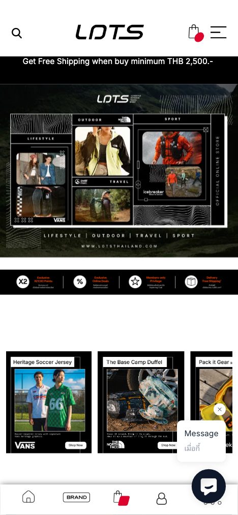 Lotsthailand mobile view — Magento 2 website by BangkokSync