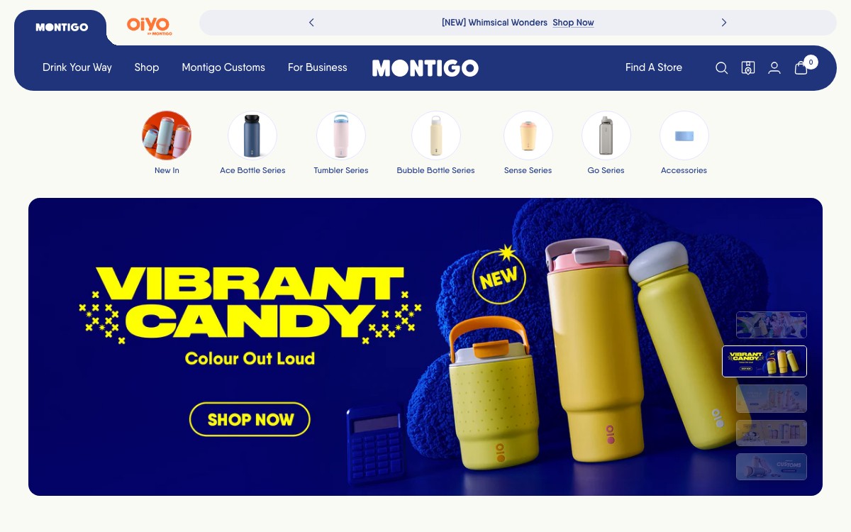 Montigo website
